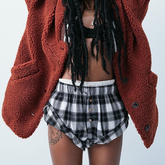 Free People Pants - Free People Sunday morning boxer shorts